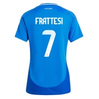 Italien Davide Frattesi #7 Fußballbekleidung Heimtrikot Damen EM 2024 Kurzarm